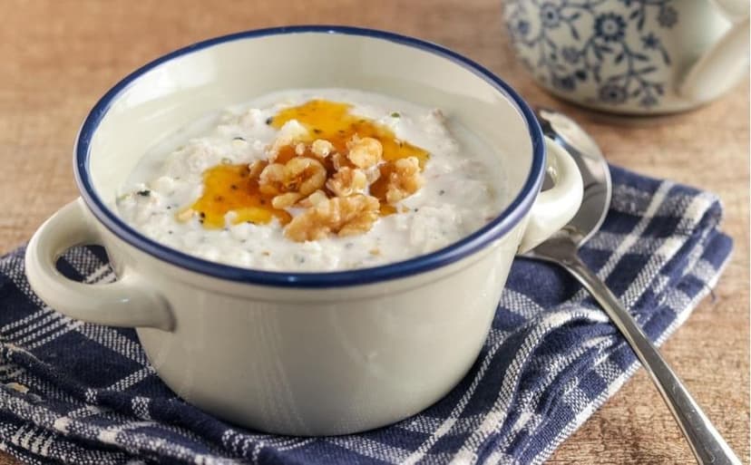 Keto Maple and Walnut Hemp Heart Porridge