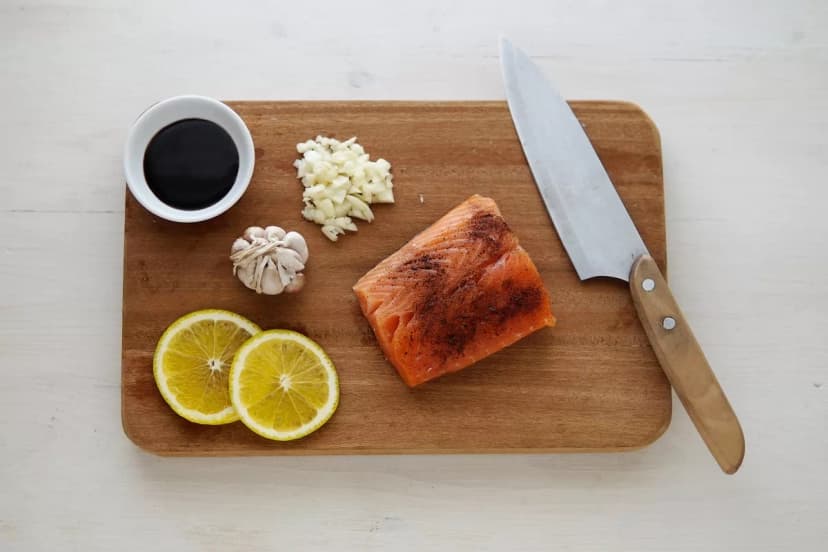 Keto Salmon Belly Salpicao Recipe