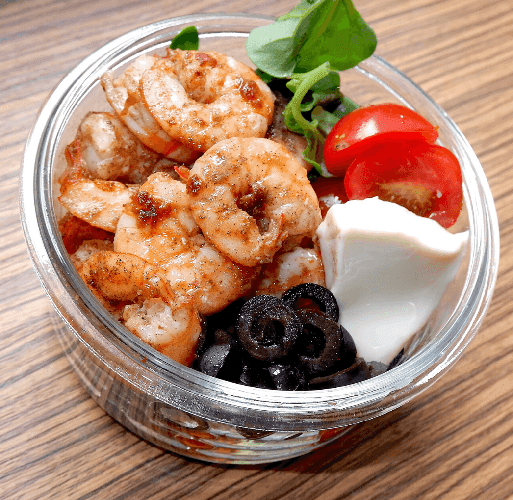 Keto Buttered Shrimp Salad
